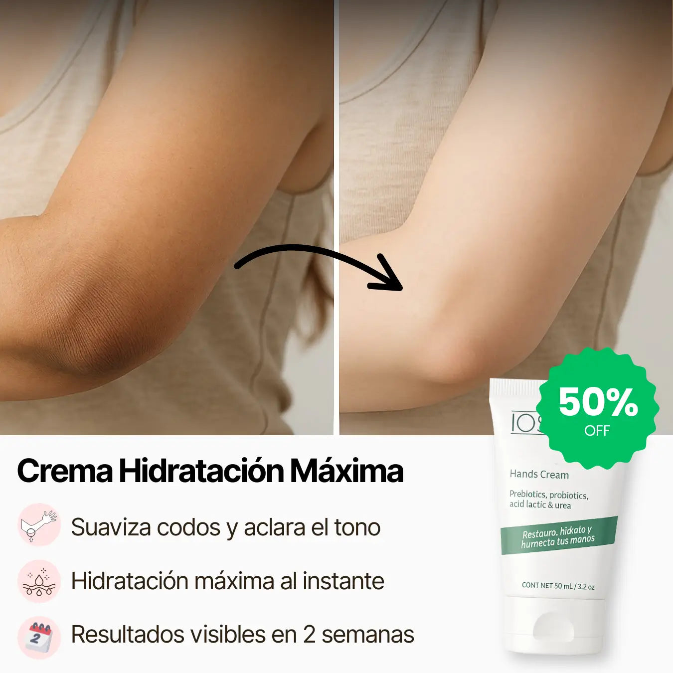 Codos Perfectos: Crema Renovadora Intensiva