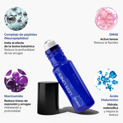 LESS LINES Roll On Anti Arrugas - 8ml KARECO