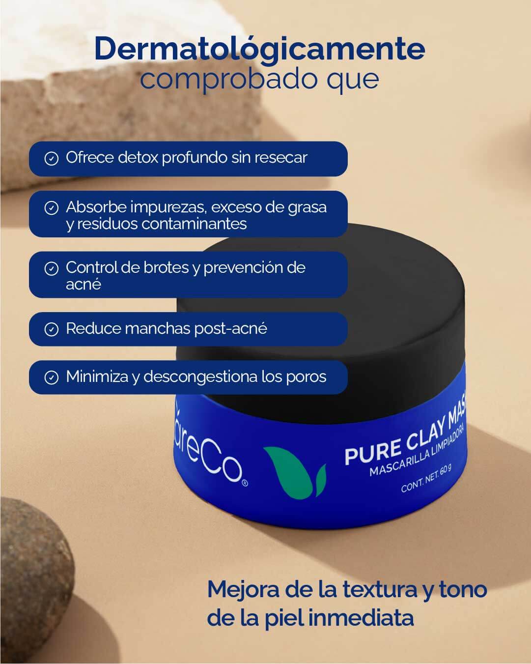 Pure Clay Mask: Mascarilla Limpieza Profunda