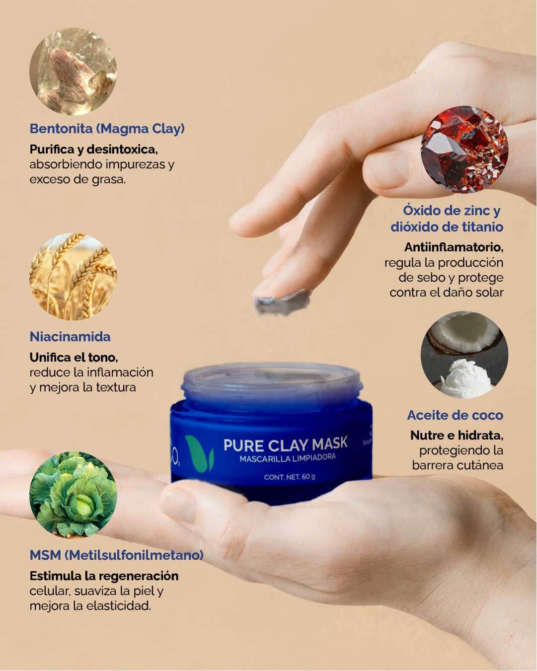 Pure Clay Mask: Mascarilla Limpieza Profunda