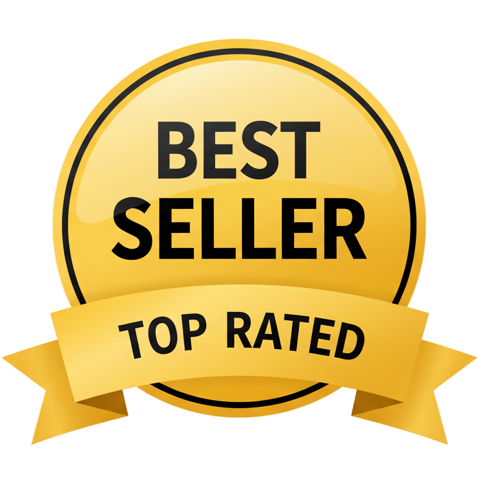 best seller badge, yellow