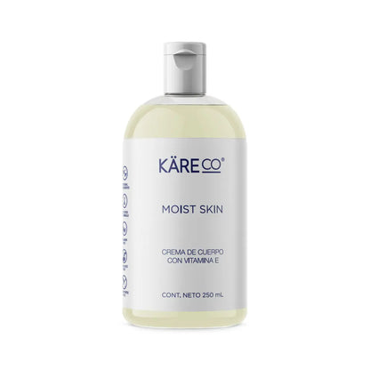 Crema Humectante Corporal Moist Skin , piel hidratada, protegida y luminosa las 24 hs del día.