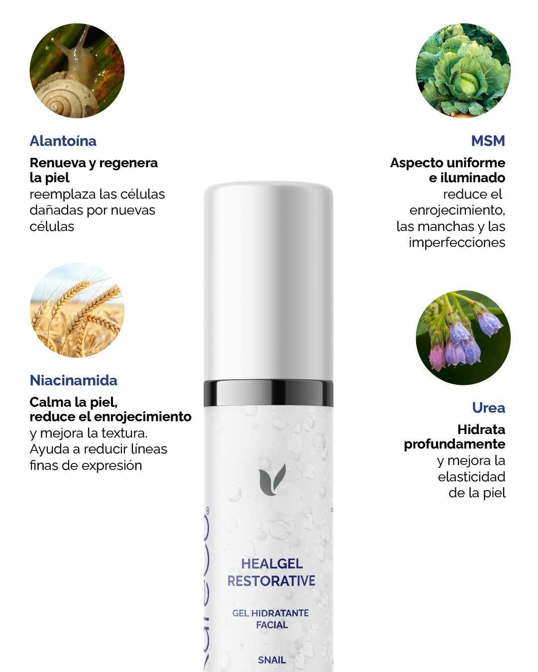 Healgel Restorative: Gel Hidratante Facial - KareCo Derm
