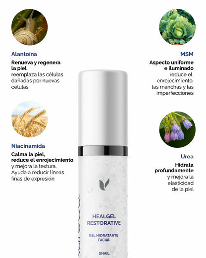 Healgel Restorative: Gel Hidratante Facial - KareCo Derm