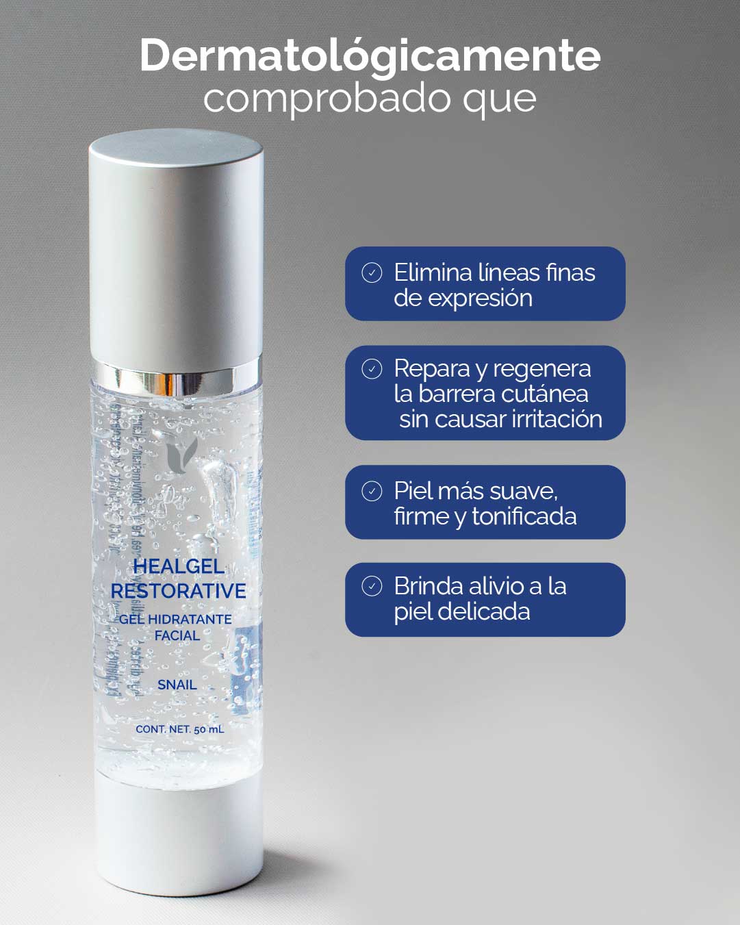 Healgel Restorative: Gel Hidratante Facial - KareCo Derm