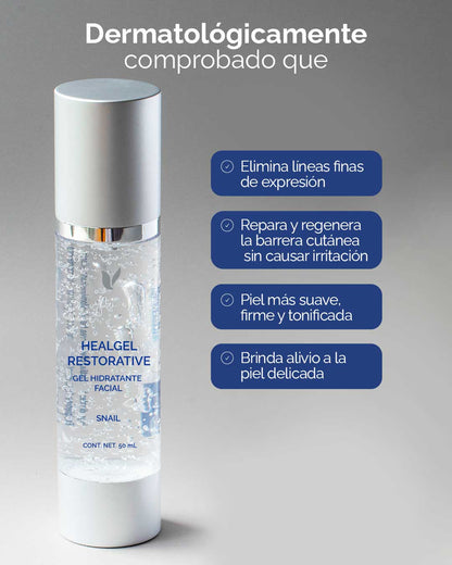 Healgel Restorative: Gel Hidratante Facial - KareCo Derm