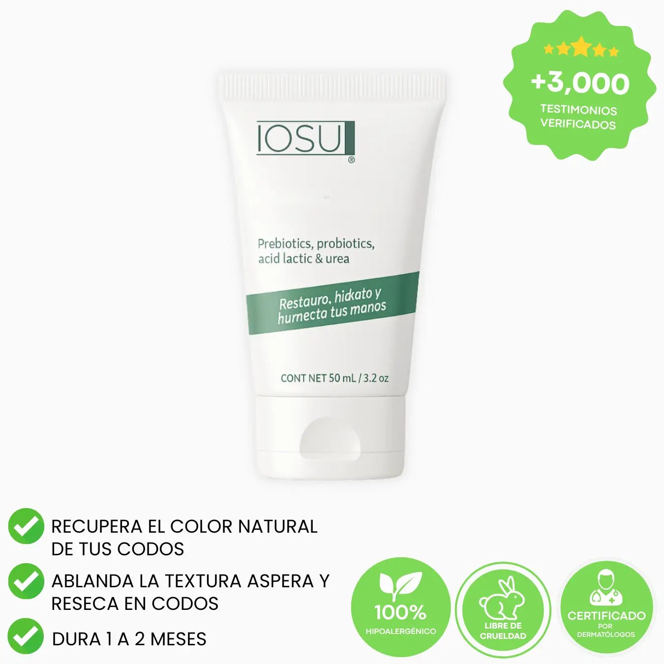 IOSU | Codos perfectos en 30 días - KareCo Derm