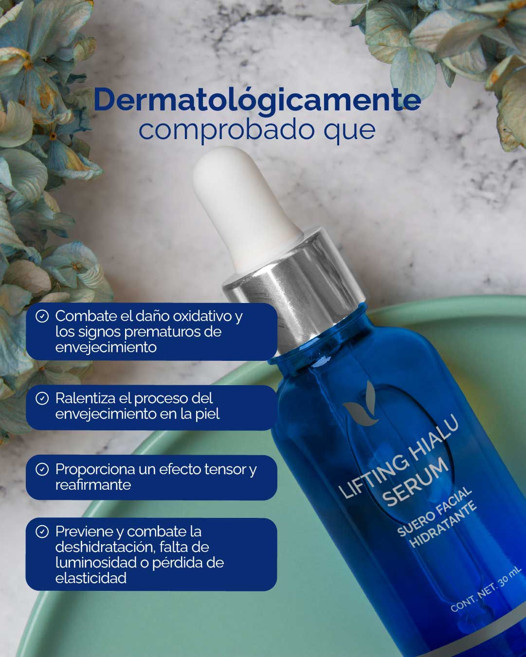 Lifting Hialu Serum: Suero Facial Hidratante - KareCo Derm