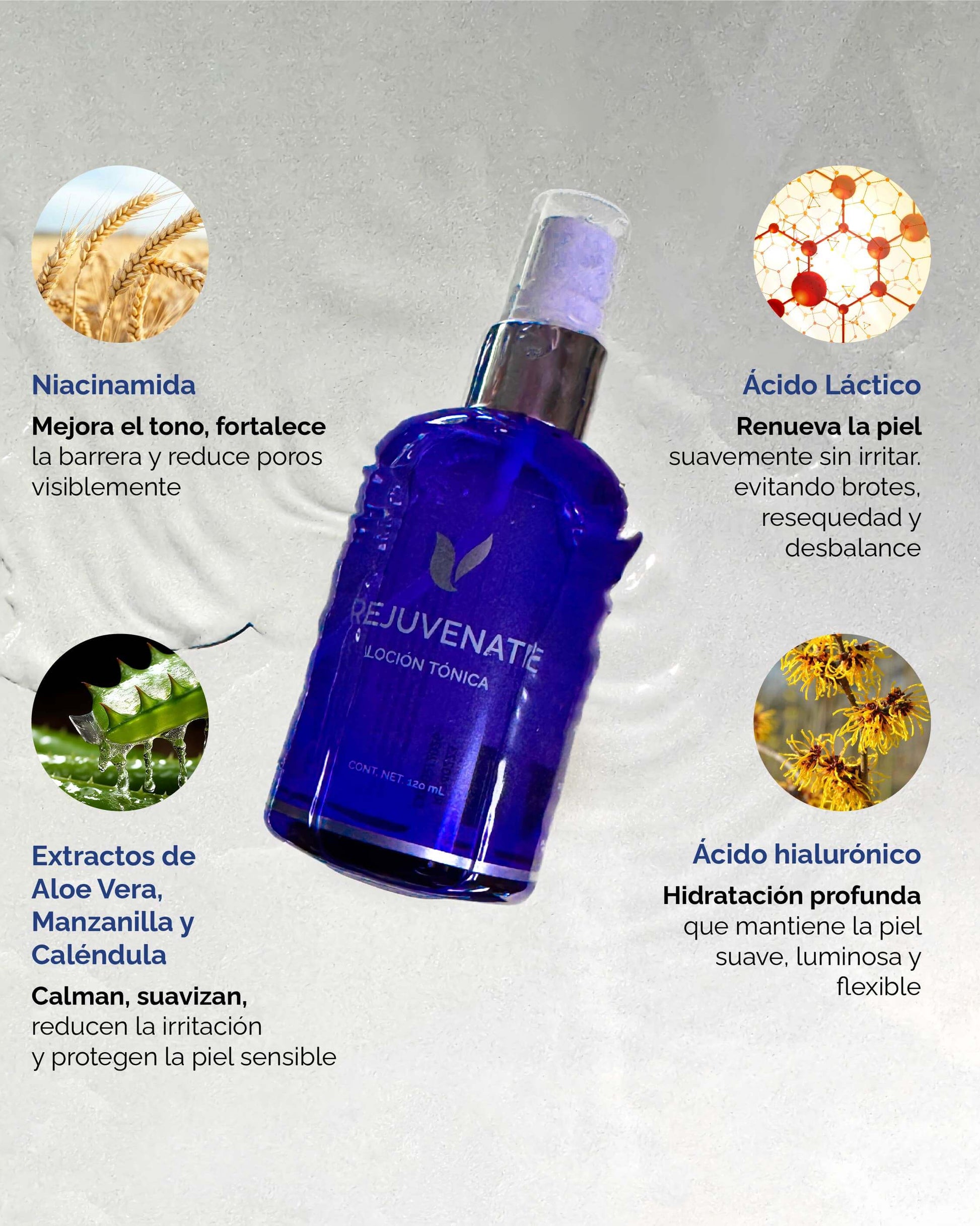 Rejuvenate: Loción Tónica - KareCo Derm