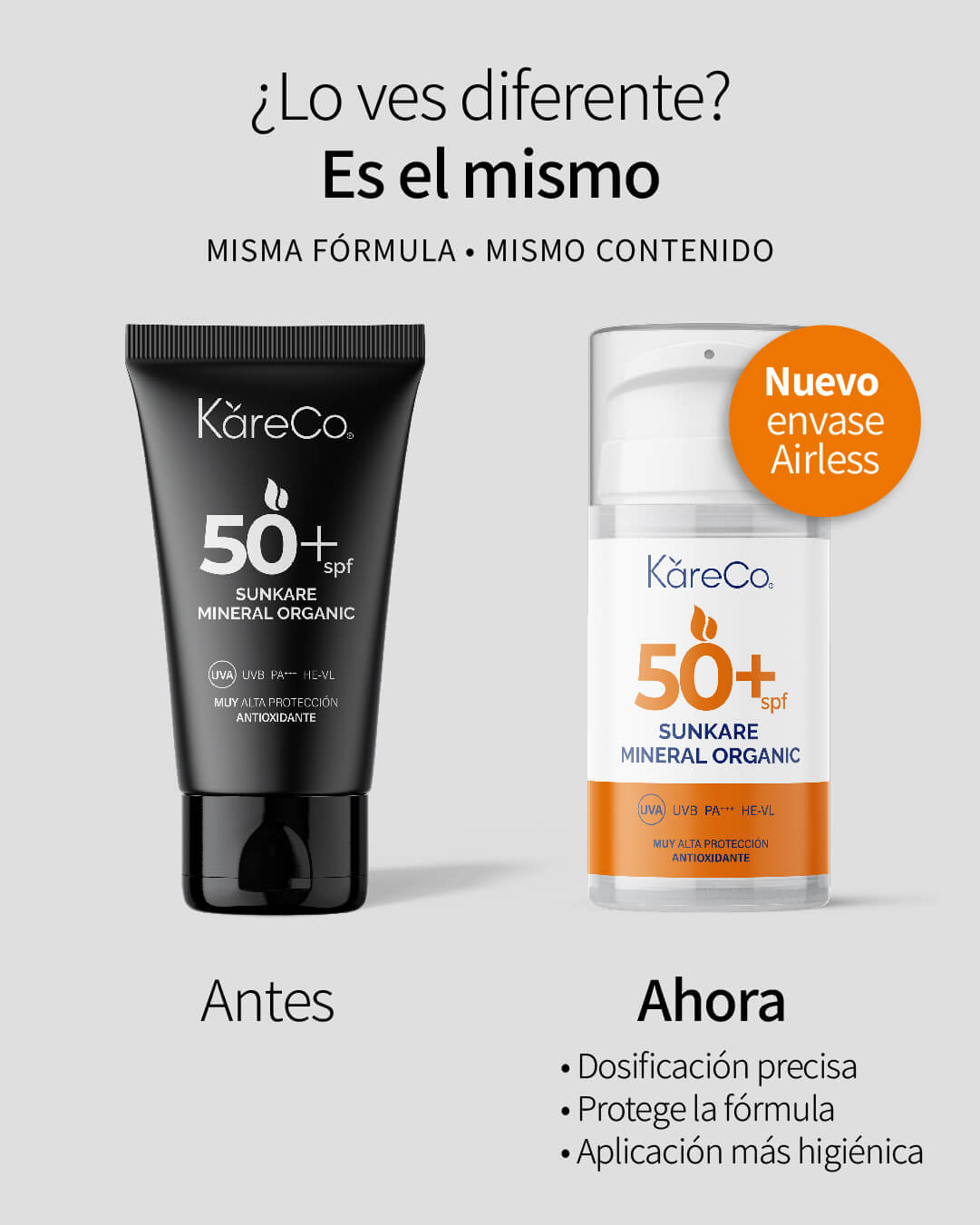 Sunkare Mineral & Organic: Protector Solar FPS 50+ - KareCo Derm